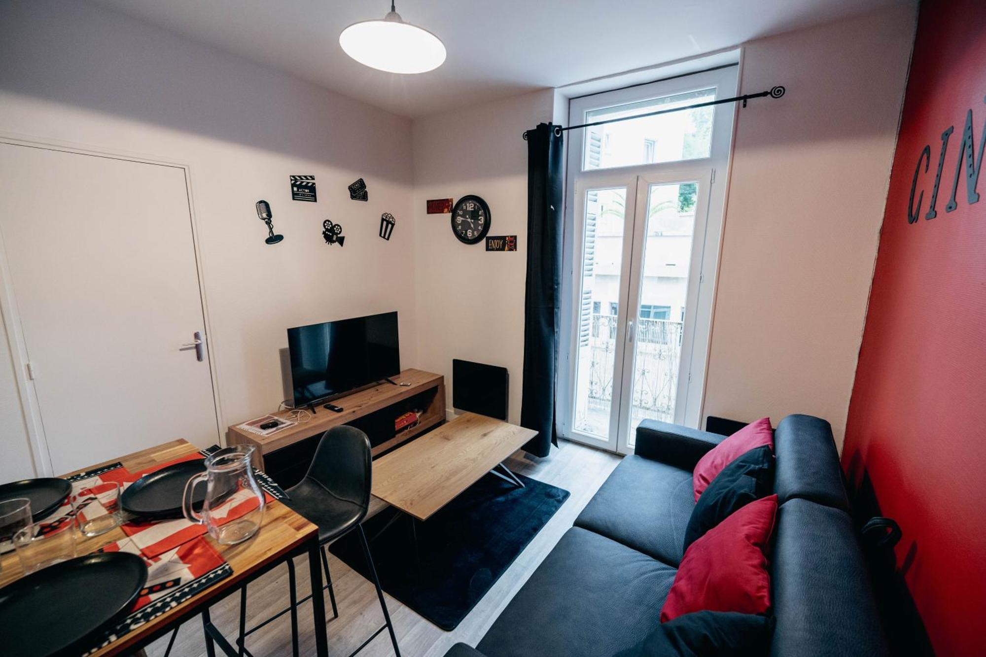 Le Sejour Cine-Proche Du Centre-Wifi-Parking Apartment Lourdes Ruang foto